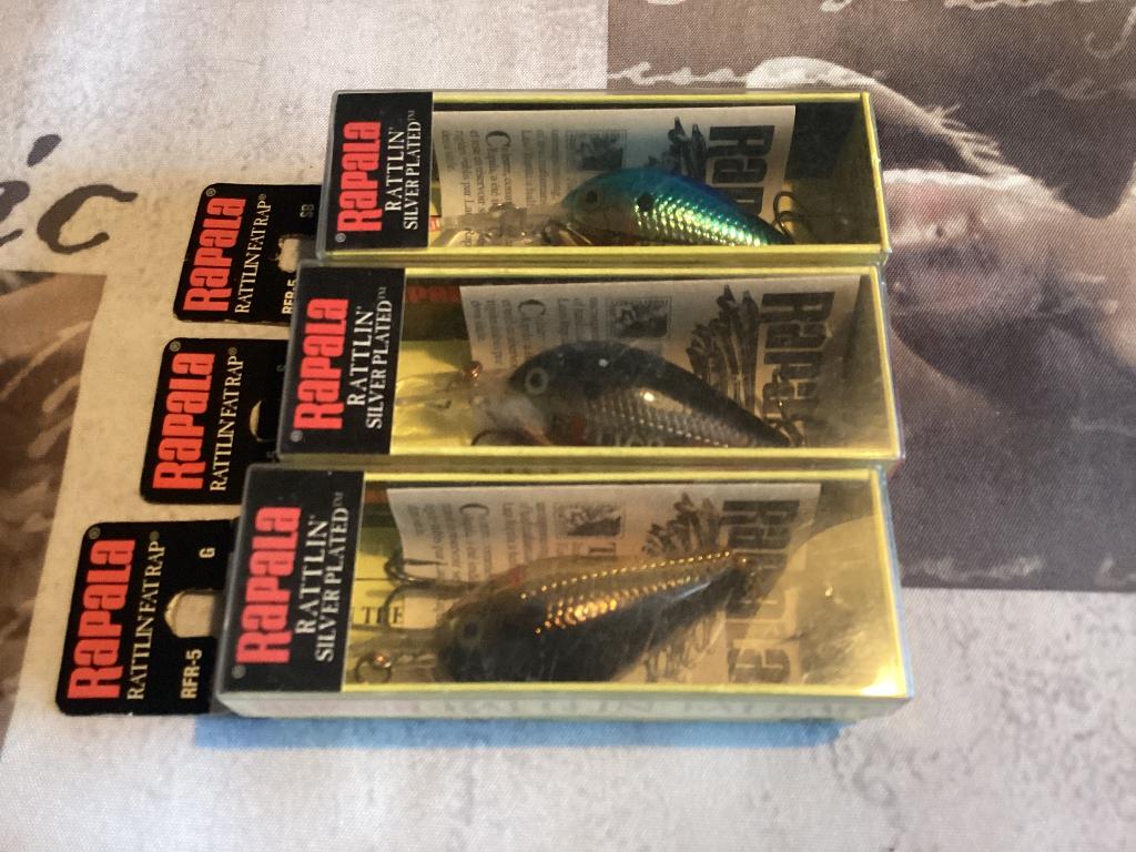 Rapala ratlin fat rap silver plated, Ophalen of Verzenden, Nieuw