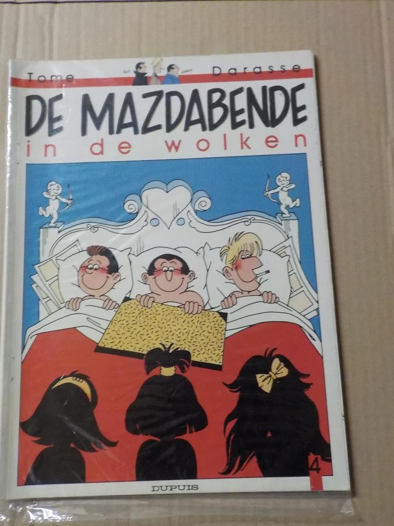 De Mazdabende 4) De Mazdabende in de wolken - 1e druk, Eén stripboek, Ophalen of Verzenden, Gelezen
