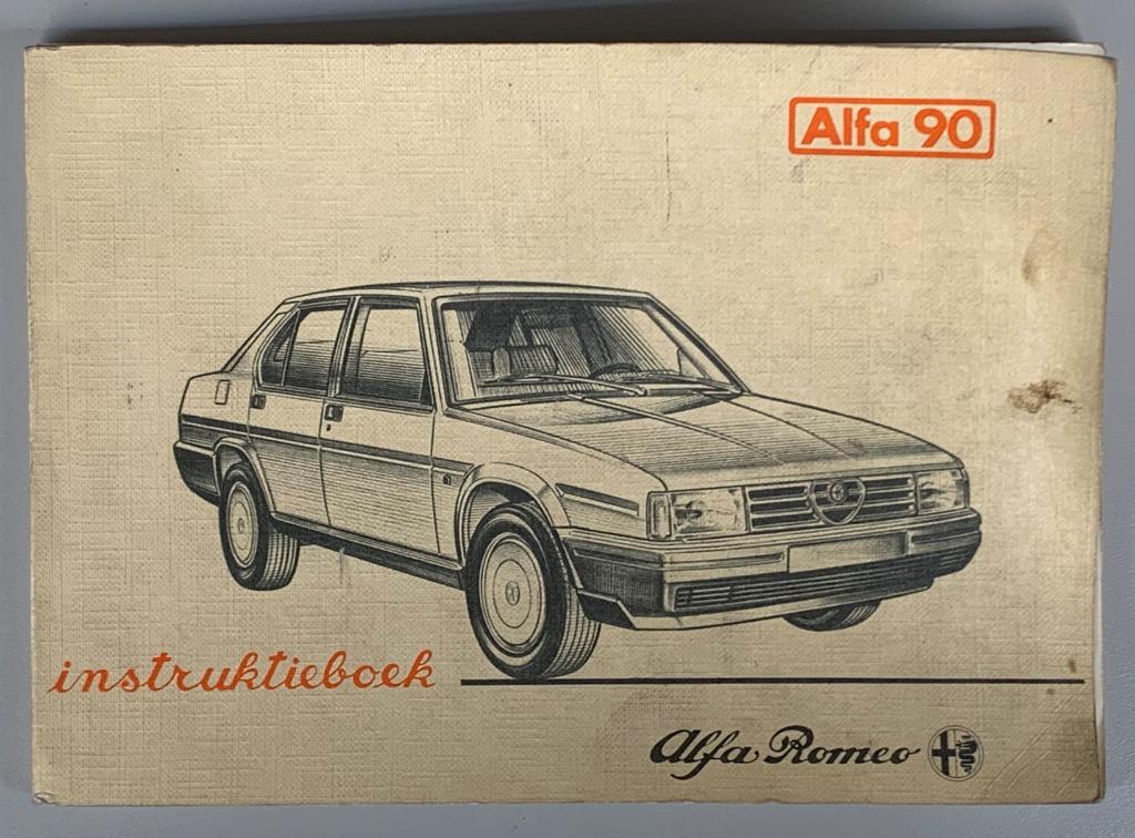 Alfa Romeo Alfa 90 _ Nederlandstalig _ Instructieboek, Ophalen of Verzenden
