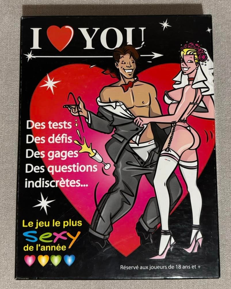 Jeu coquin “I ❤️ YOU” – Complet et en parfait état, Enlèvement ou Envoi, Comme neuf