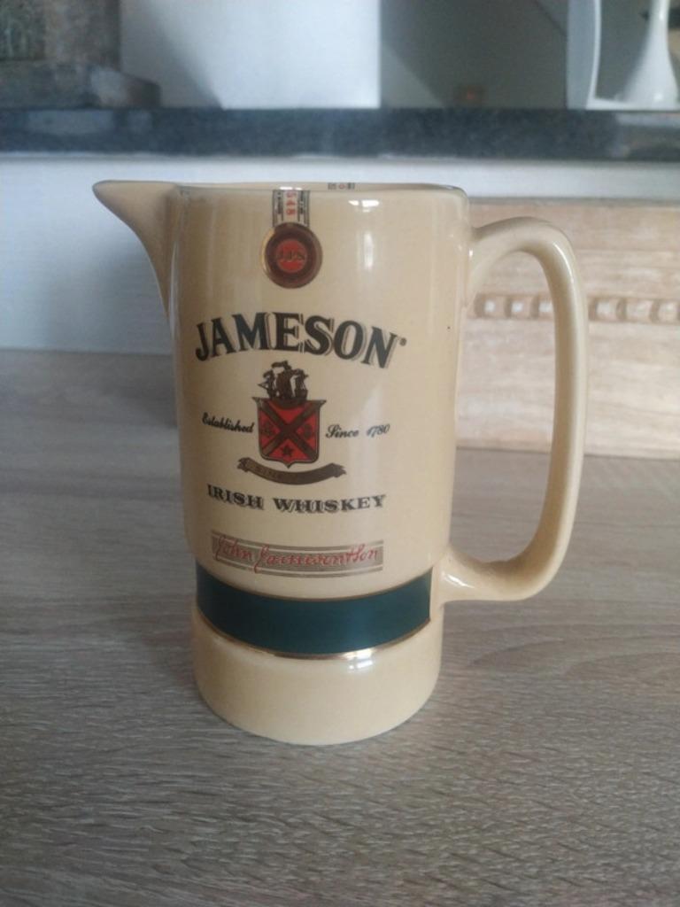 Vintage cruche pichet Jameson Irish whiskey whisky, Collections, Marques & Objets publicitaires, Utilisé, Autres types, Enlèvement ou Envoi
