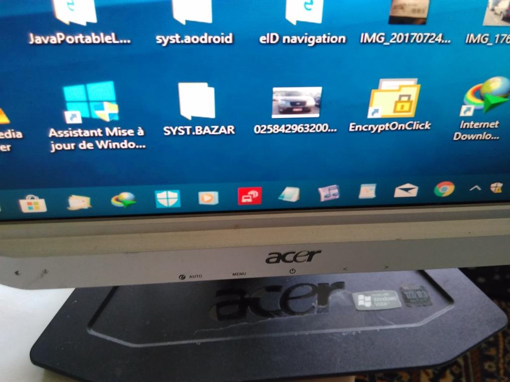 ACER-monitorscherm, Computers en Software, Monitoren, Ophalen, In hoogte verstelbaar, Full HD, Zo goed als nieuw