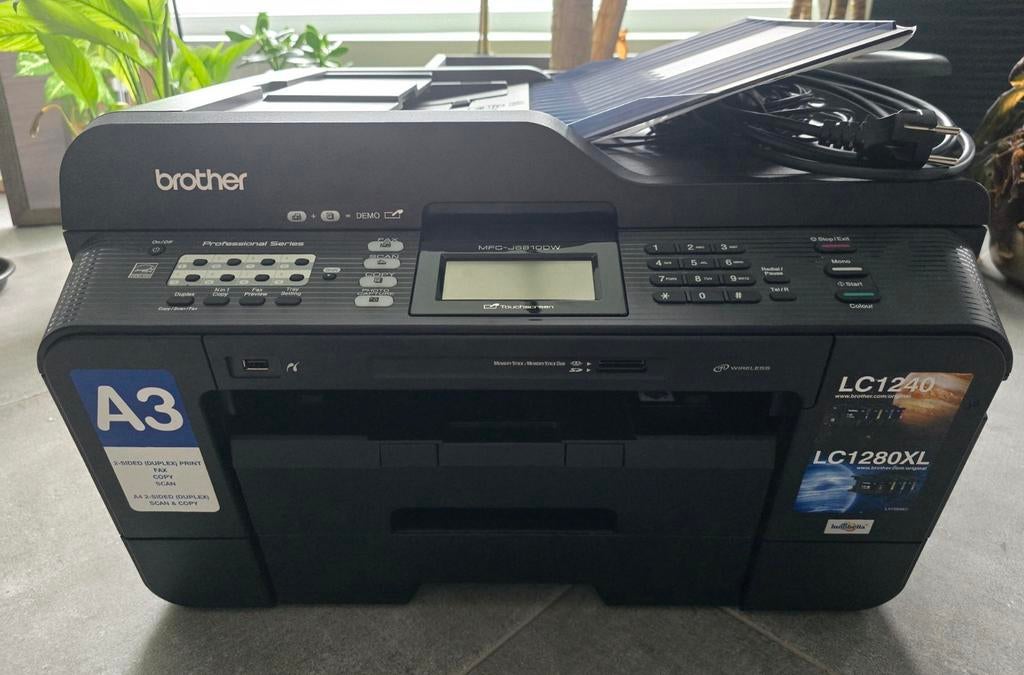 Imprimante brother LC1280 A3,A4 scan fax copieur+11cartouche, Enlèvement, Utilisé, Fax, Imprimante
