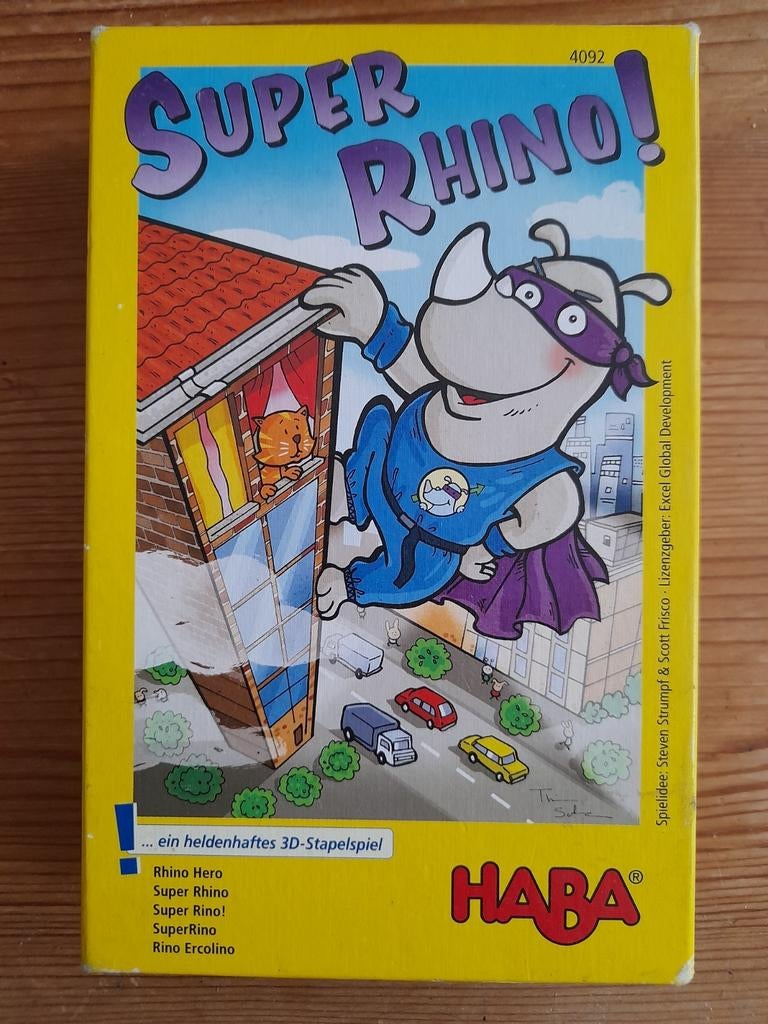 Haba Super Rhino spel, Ophalen of Verzenden, Zo goed als nieuw