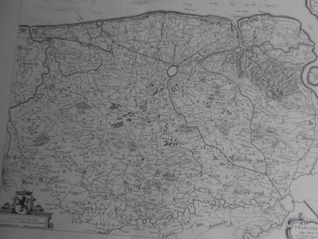 Plan de ville de la région de Bruges 1732 carte gravée, Enlèvement