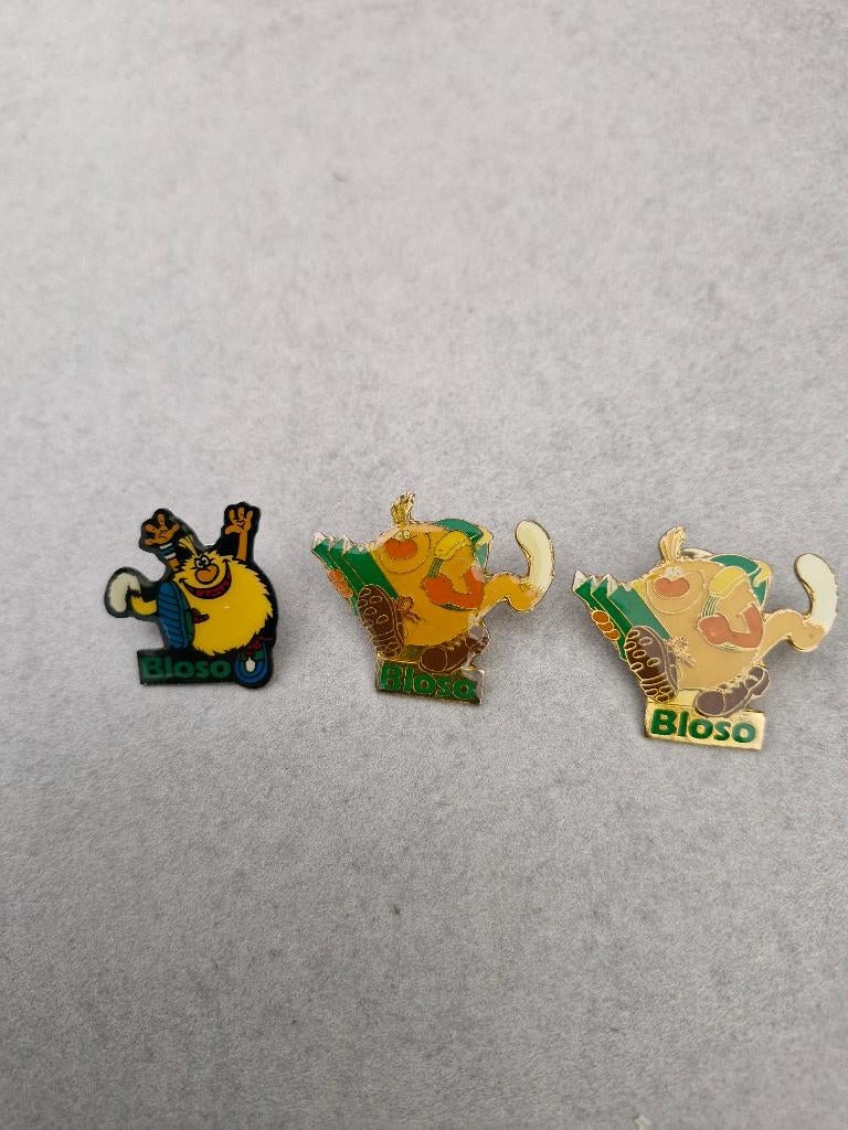 pins Bloso, Verzamelen, Verzenden, Sport, Speldje of Pin