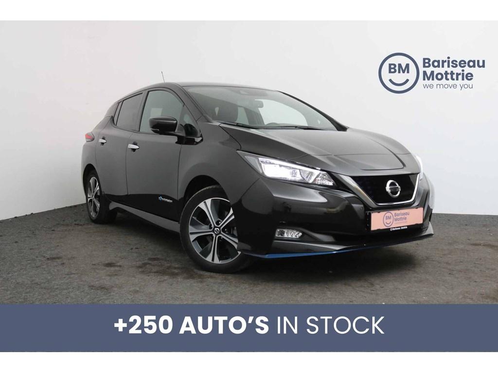 Nissan Leaf 62 KWH *BTW AFTREKBAAR*LED*360 CAMERA*GPS*DAB*S, Zwart, 116 pk, Zwart, https://public.car-pass.be/vhr/895aec5c-b5b4-4320-a119-439a56b054f5