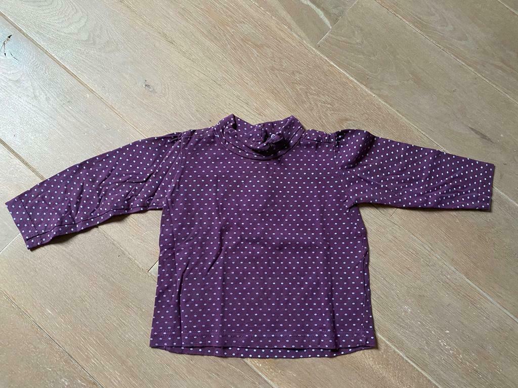 Longsleeve / t-shirt maat 80 van Zeeman, Zeeman, Gebruikt, Meisje, Ophalen of Verzenden