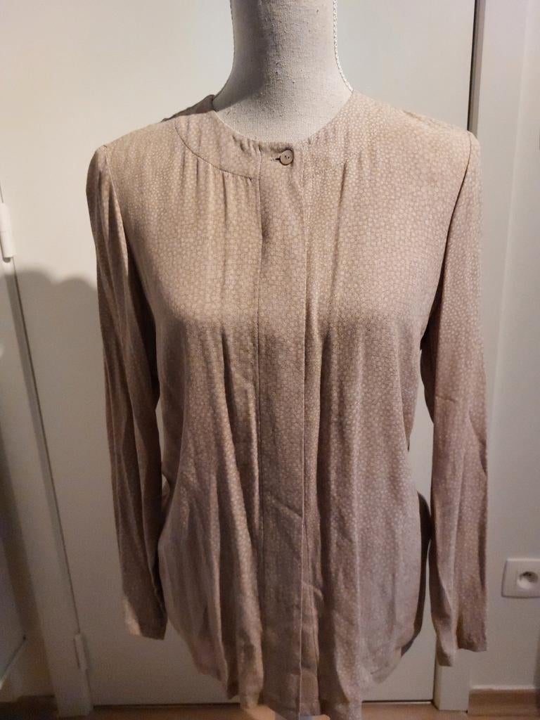 Beige blous, Kleding | Dames, Ophalen of Verzenden, Zo goed als nieuw, Maat 36 (S), Beige