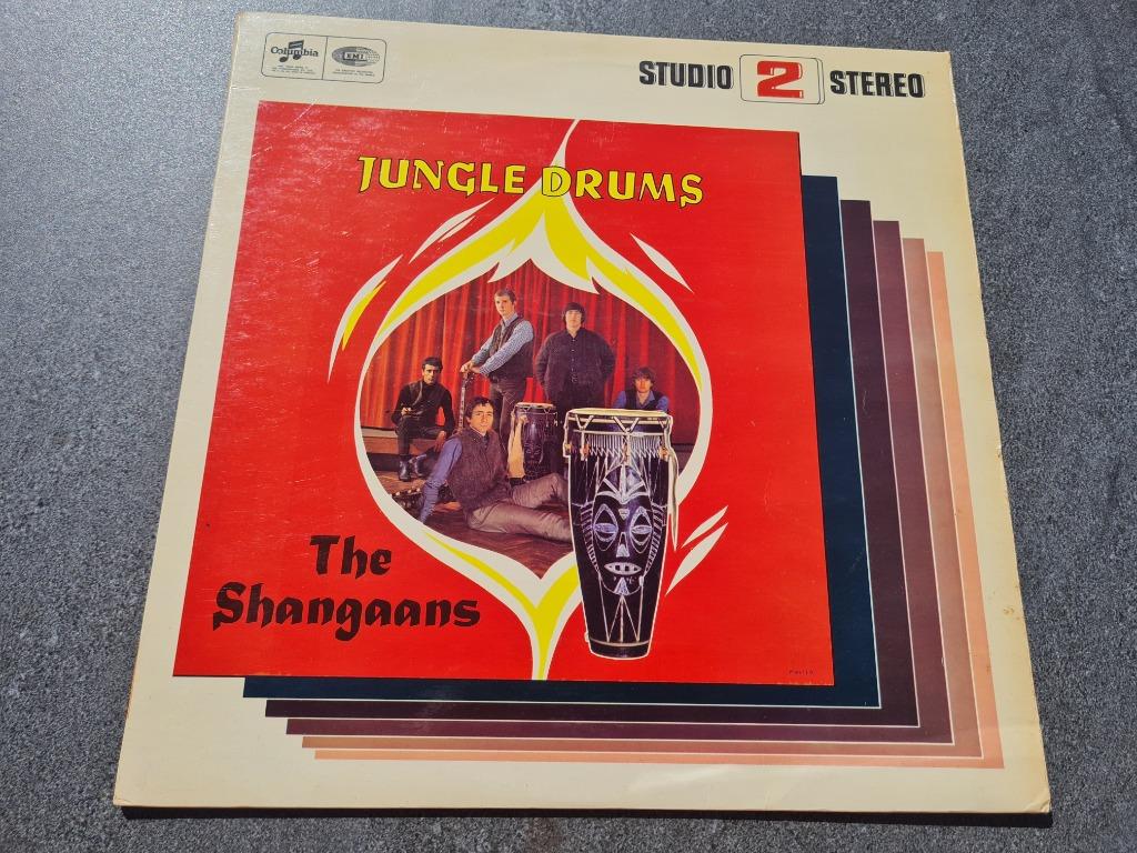 LP - The Shangaans - Jungle drums - 1965, CD & DVD, Vinyles | Rock, Enlèvement ou Envoi