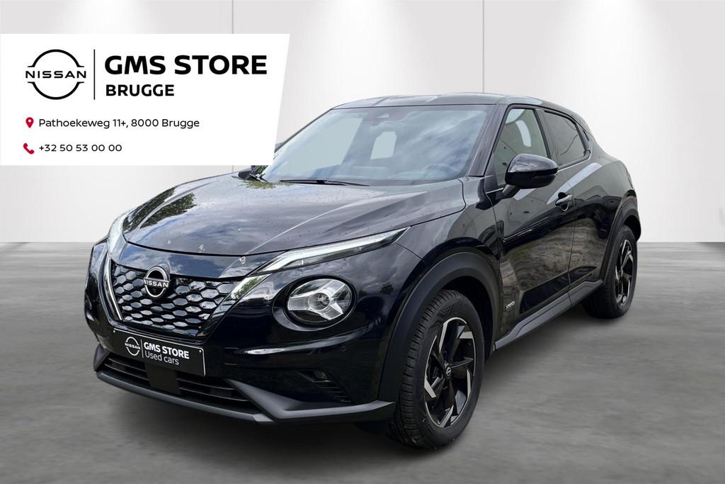 Nissan Juke 1.6 Hybrid 145 N-Connecta directiewagen 1600 kms, Auto's, Nissan, Stof, Gebruikt, 4 cilinders, 1600 cc