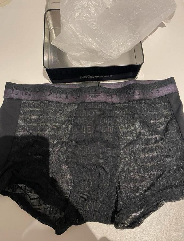 Caleçon Emporio Armani en maille avec logo, Vêtements | Hommes, Sous-vêtements, Envoi, Noir, Emporio Armani, Boxer