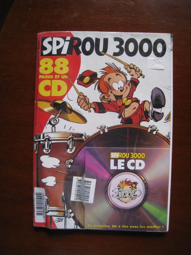 spirou 3000 avec CD bd, Enlèvement ou Envoi, Une BD, Comme neuf, Divers auteurs