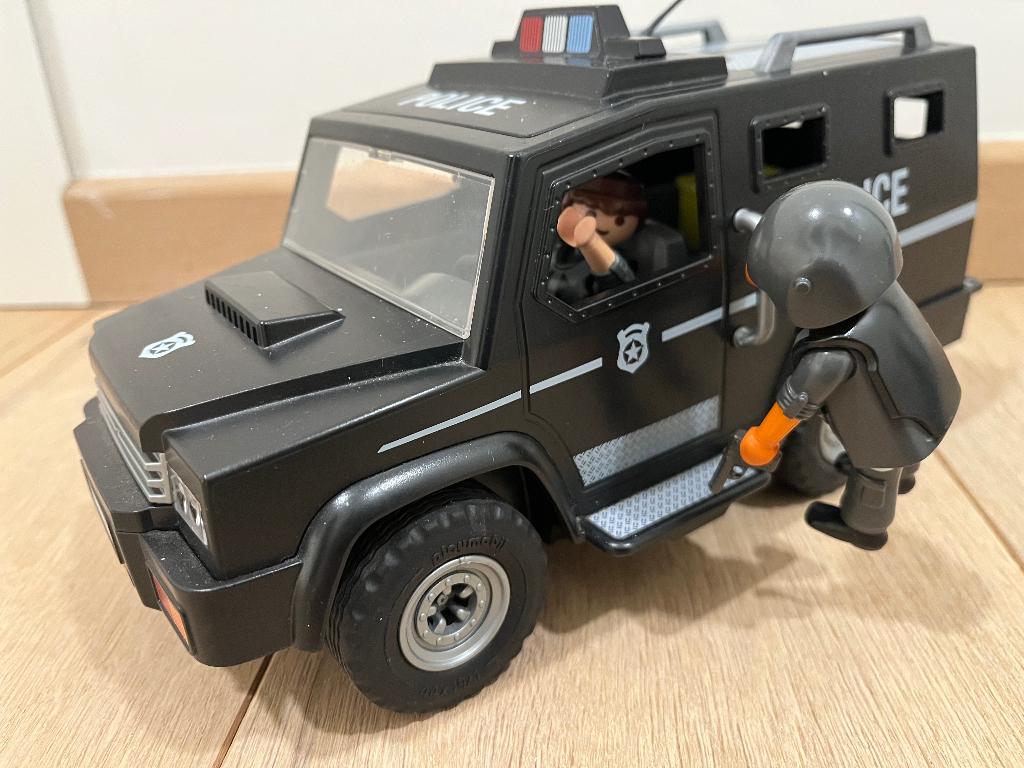 Playmobil Politie speciale eenheid en helicopter, Ophalen of Verzenden, Zo goed als nieuw, Complete set