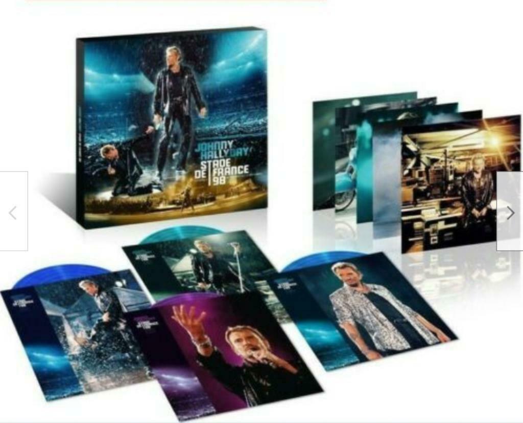 Johnny Hallyday : Stade de France 98 - coffret 4 LP couleur, CD & DVD, Vinyles | Autres Vinyles, Enlèvement ou Envoi, Neuf, dans son emballage