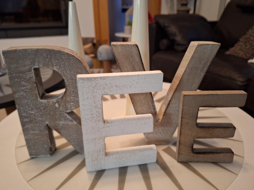 'Dream' decoratie, Ophalen of Verzenden, Nieuw, Hout