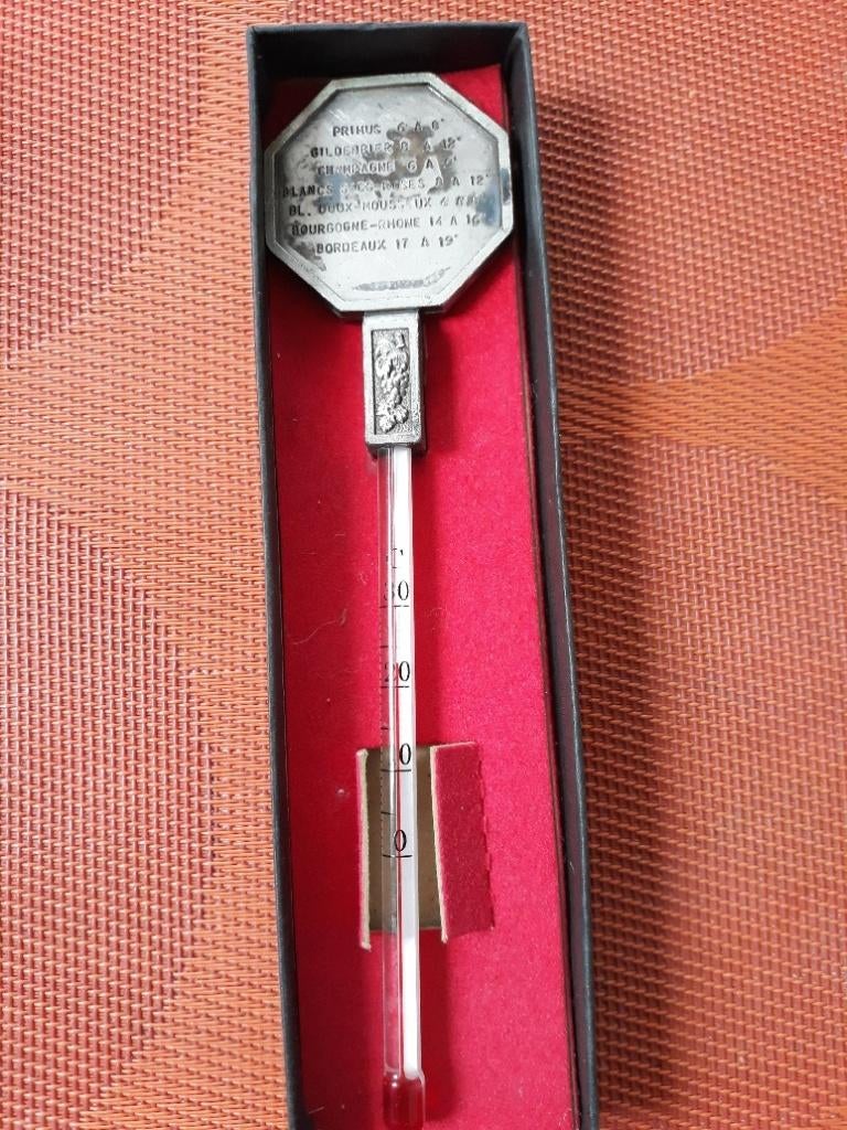 Primus Haacht tinnen thermometer voor bier/wijn/..., Verzamelen, Ophalen of Verzenden, Nieuw, Overige typen, Overige merken