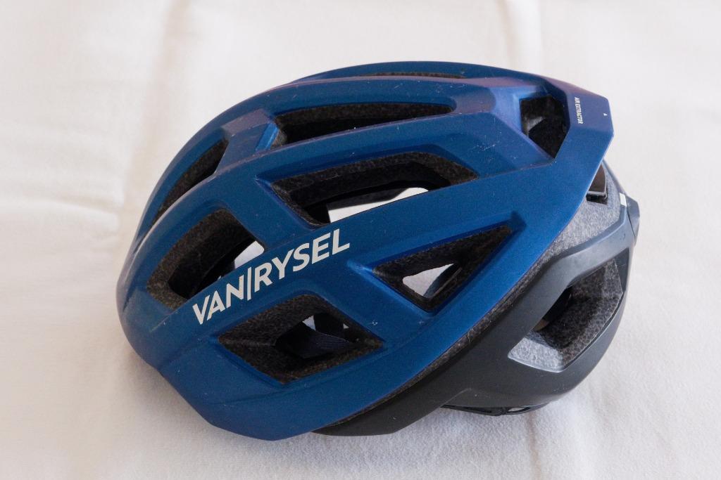 Van Rysel ROADR 900 Aerofit blauwe fietst helm, Fietsen en Brommers, Ophalen of Verzenden, Gebruikt, M, Van rysel