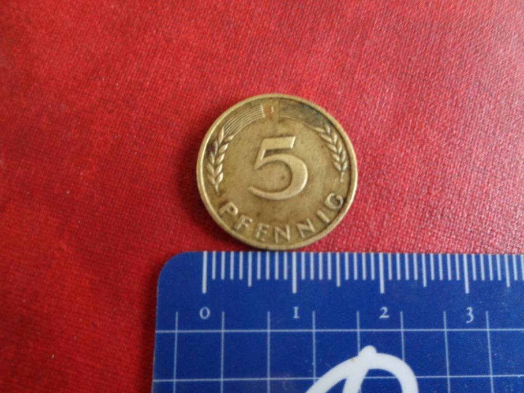 Pièces de monnaies. "ALLEMAGNE". 5 pfennig Bundesrepublik ., Enlèvement ou Envoi, Allemagne