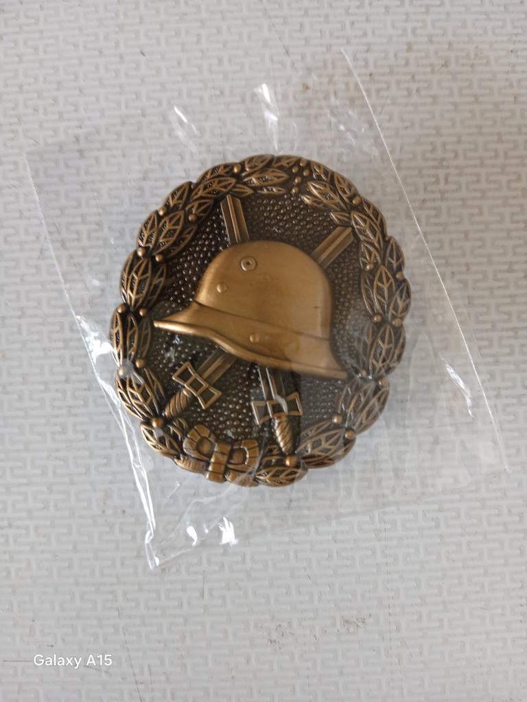 Schildje met Duitse symbolen, Verzamelen, Militaria | Algemeen, Ophalen of Verzenden