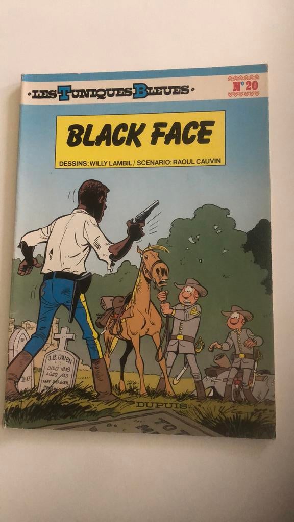 Les tuniques bleues numéro 20. Black face, Une BD, Utilisé