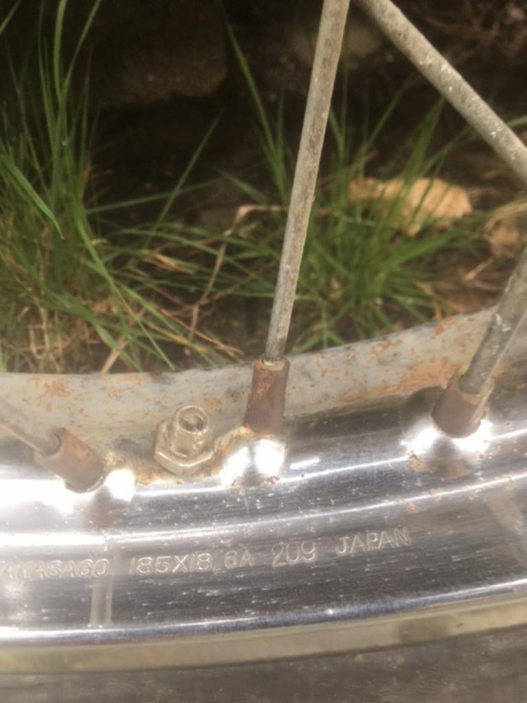 Roue arrière Yamaha DT125 AT1, premiers modèles, Motos, Enlèvement, Utilisé