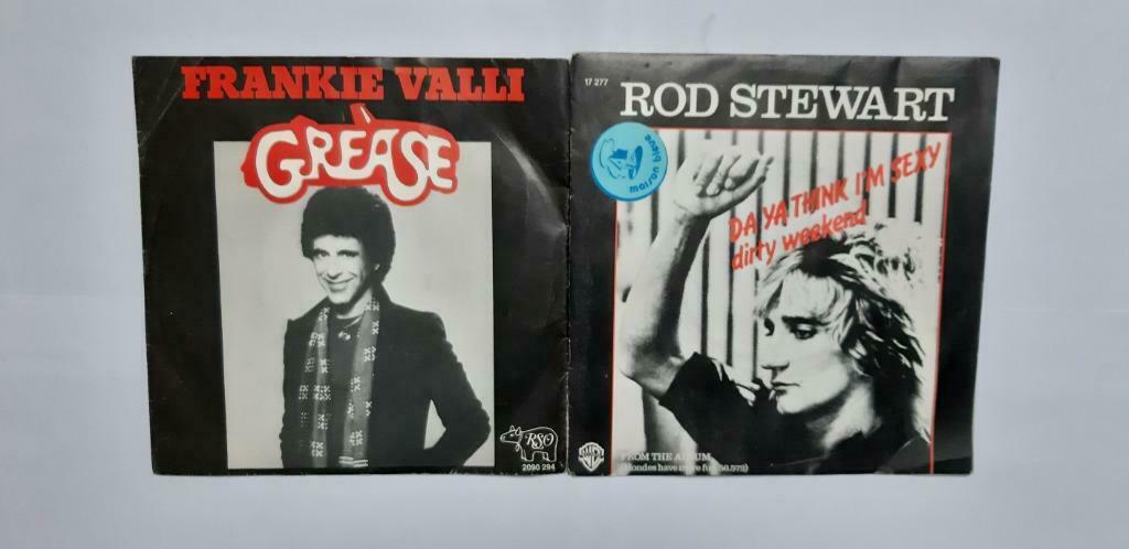 3 vinyl singles 1978 Frankie Valli & Rod Stewart & Kayak, Envoi, 7 pouces, Pop, Single
