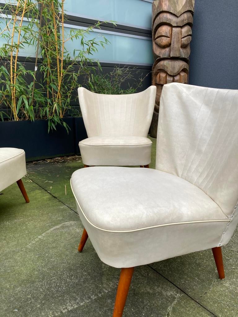 Cocktail Zeteltje Wit per stuk, Huis en Inrichting, Fauteuils, Ophalen, Gebruikt