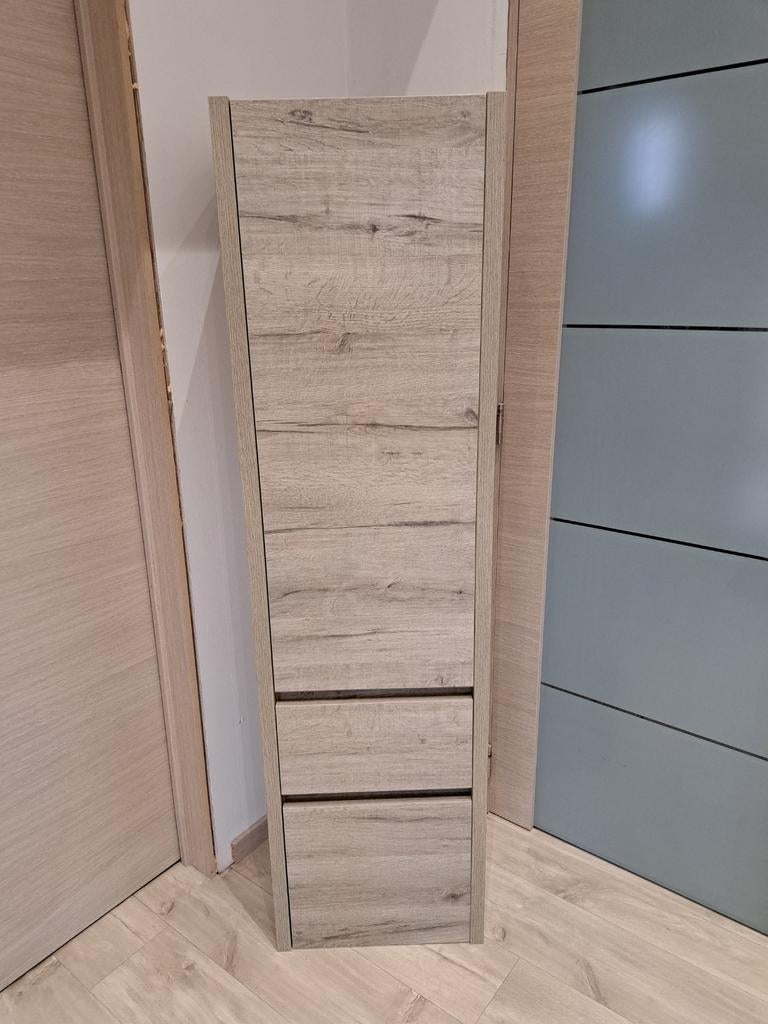 Badkamerkast met 2 deuren en 1 lade Alibert, Huis en Inrichting, Woonaccessoires | Kamerschermen, Ophalen