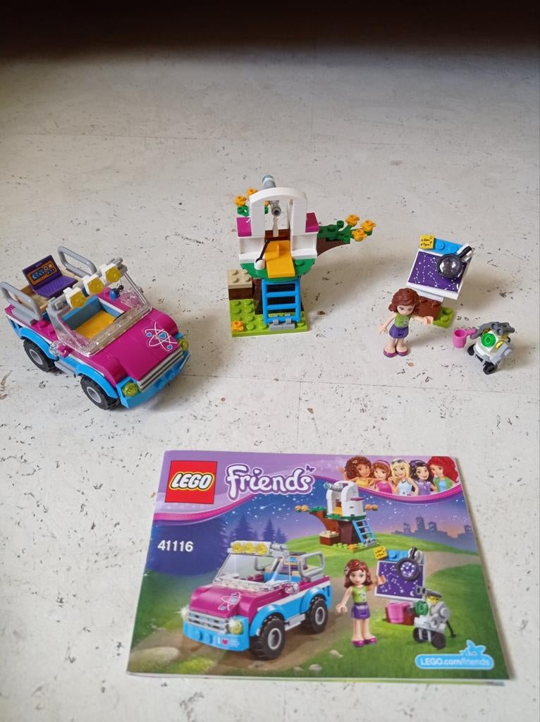 Lego friends Olivia's onderzoeksvoertuig nr. 41116, Ophalen, Zo goed als nieuw, Complete set, Lego