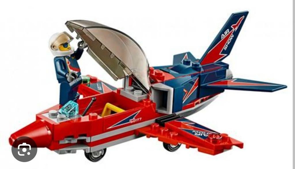 LEGO Airshow Jet 60177, Ophalen, Zo goed als nieuw, Lego