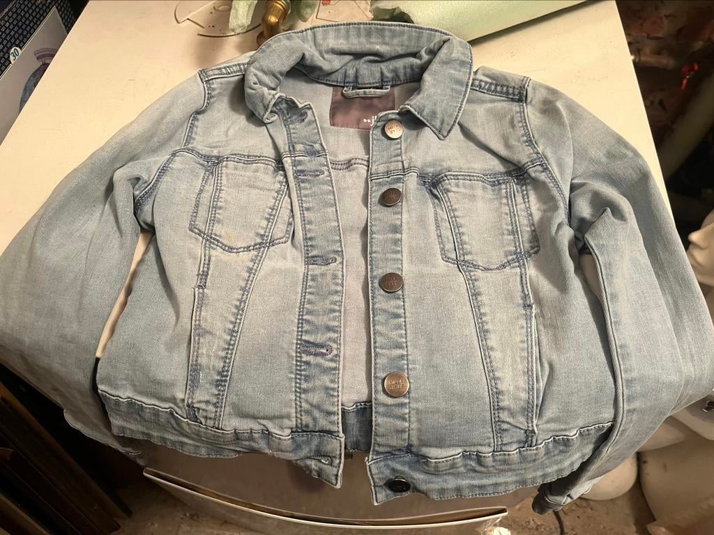 Korte jeans jas JBC meisje maat 146, Ophalen, Zo goed als nieuw