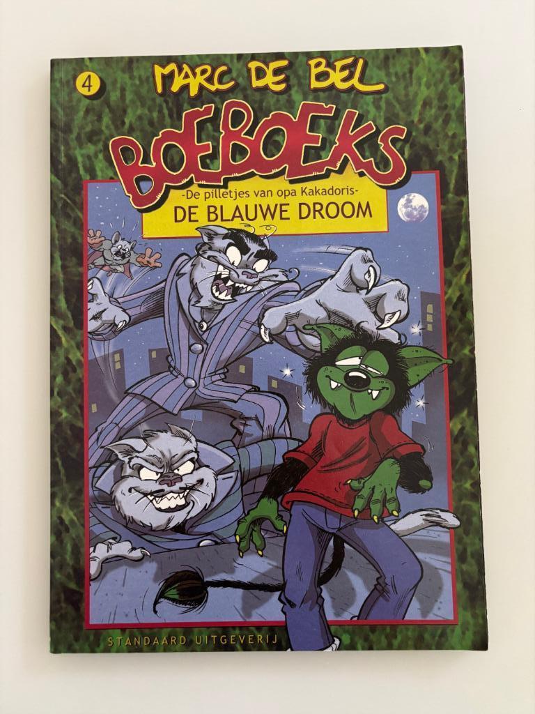 Marc de Bel Boeboeks 4 De Blauwe Droom 1ste druk 2002, Gelezen, Eén stripboek, Ophalen of Verzenden, Marc De Bel
