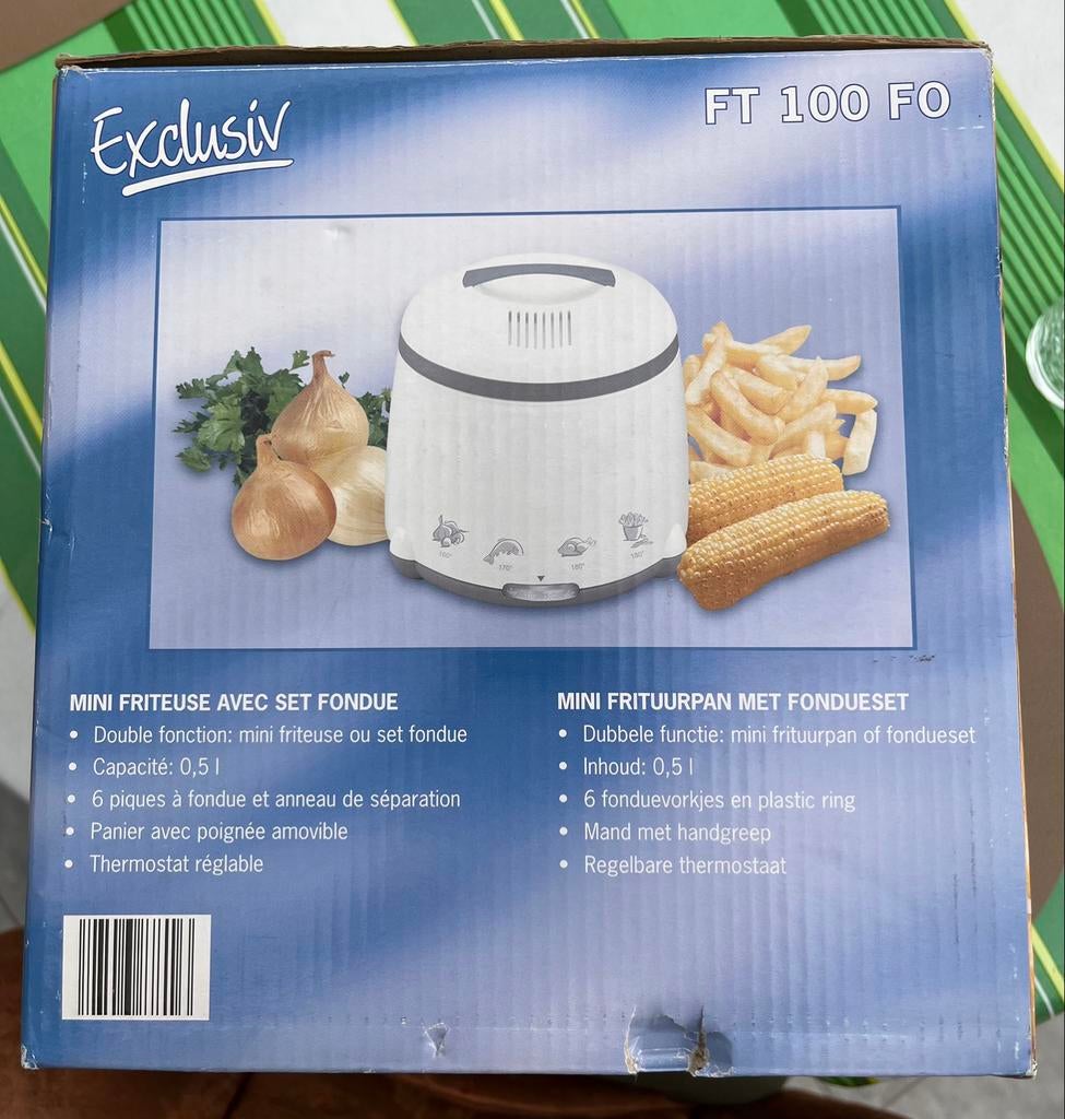 Mini friteuse en fondue set in 1.  20€, Electroménager, Enlèvement, Comme neuf
