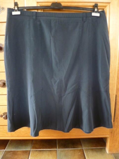 Grote maten, donkerblauwe rok, maat 52 dames, Ophalen of Verzenden, Rok