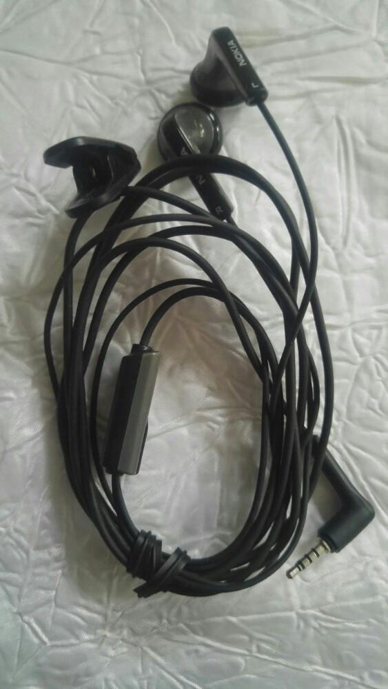 Ecouteurs oordopjes handset nokia hs-47 3.5mm 4 contacts, Ophalen of Verzenden, Zo goed als nieuw