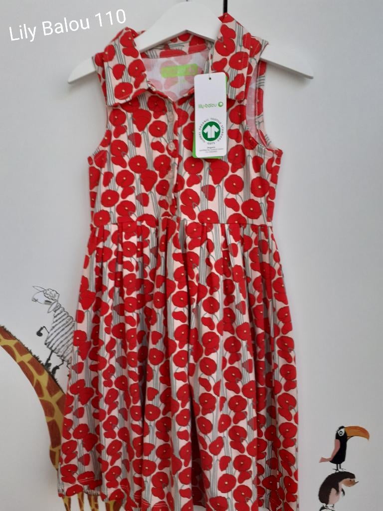 Ellis Dress Lily Balou maat 110  (nieuw met label), Meisje, Nieuw, Ophalen of Verzenden, Jurk of Rok