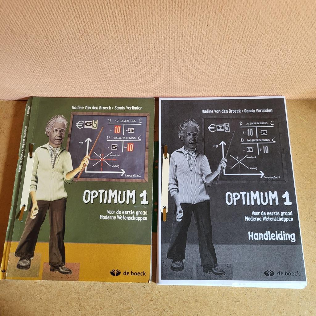 Cursus Economie: Optimum 1, Boeken, Ophalen of Verzenden, De Boeck