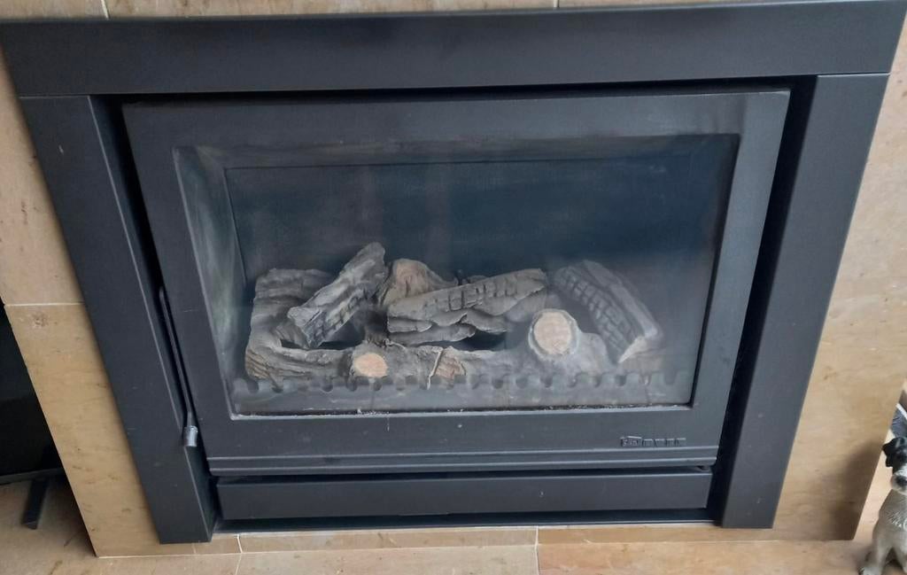 Gaskachel van het merk DOVRE, Ophalen, Gebruikt, Inbouwhaard, Gashaard