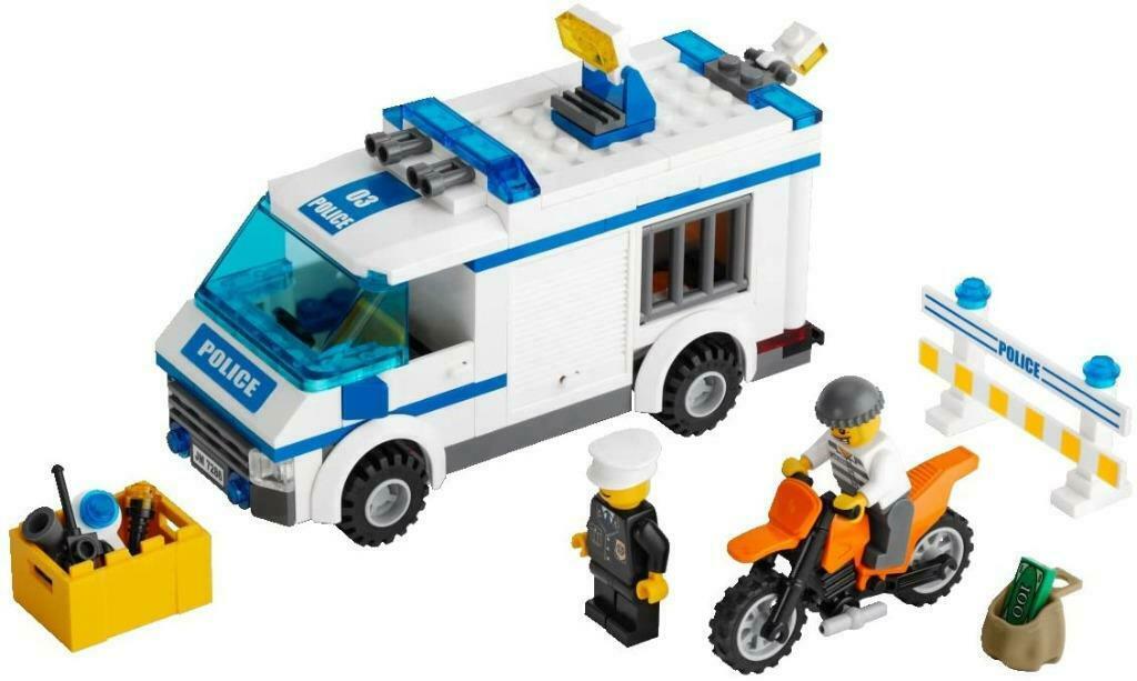 Lego - Lego City "Le transport de prisonier" (7286), Comme neuf, Ensemble complet, Lego