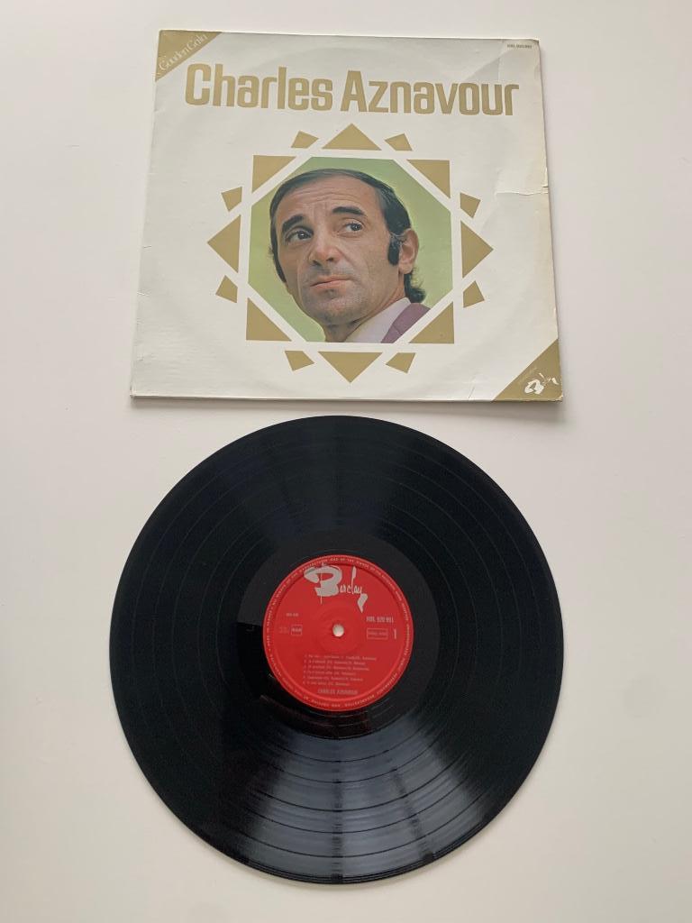 LP Charles Aznavour, Gouden Gala, in perfecte staat, Ophalen, Gebruikt