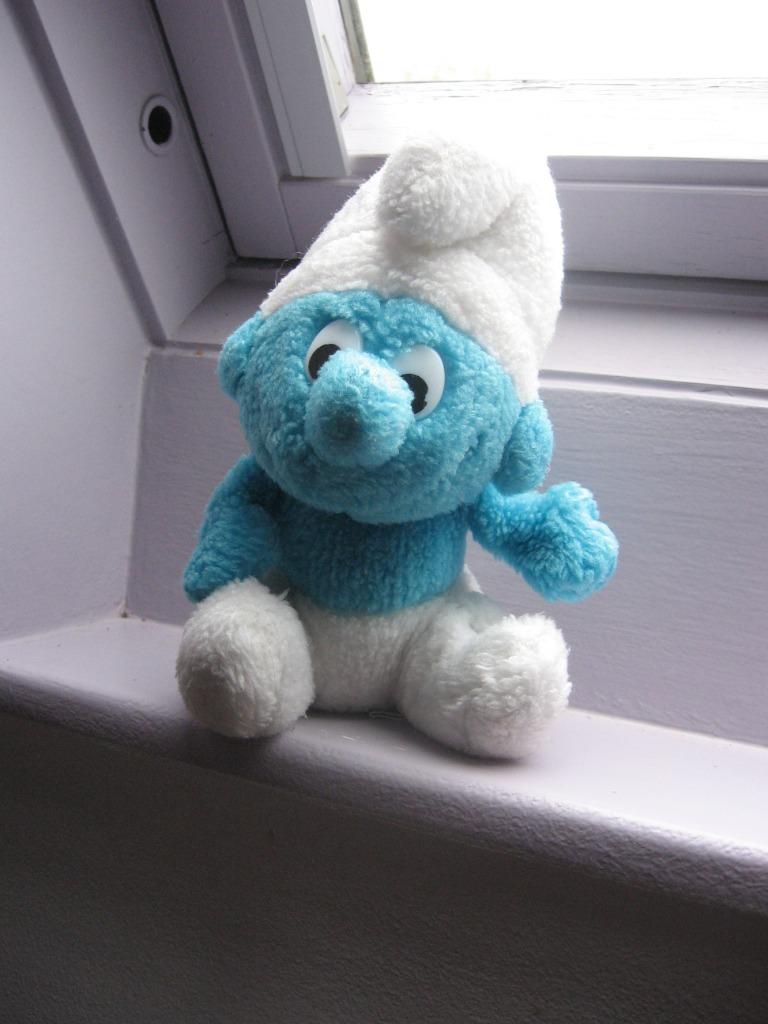 Duo peluches AUTHENTIQUES schtroumpfs de peyo. Hauteur : 20, Enlèvement ou Envoi, Comme neuf, Différents Schtroumpfs, Poupée, Figurine ou Peluche