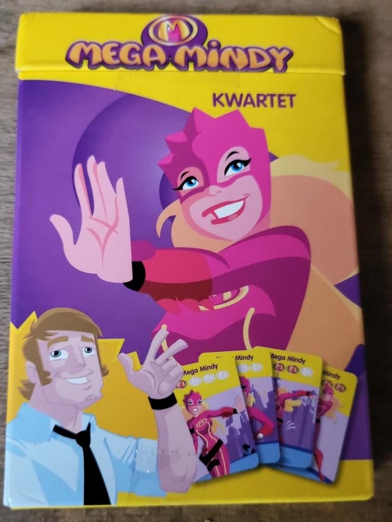 Jeu de quatuor Mega Mindy, Enlèvement ou Envoi, Comme neuf, Carte(s) à jouer