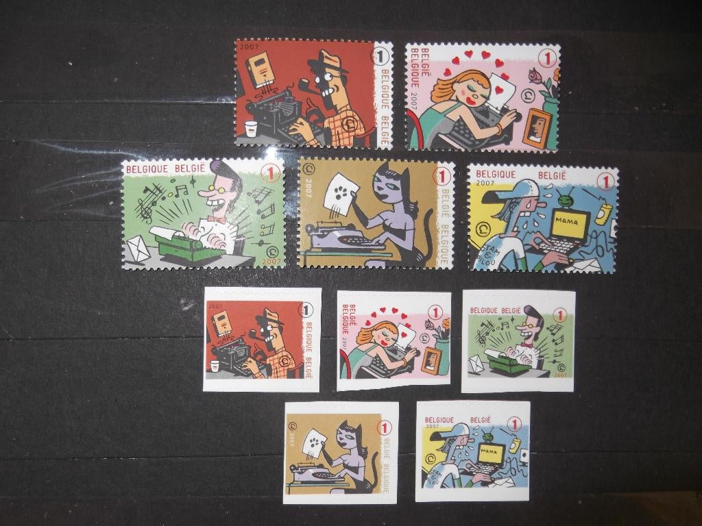 3710-3719 Les écrits restent - Wie schrijft die blijft MNH, Enlèvement ou Envoi, Non oblitéré, Timbre-poste