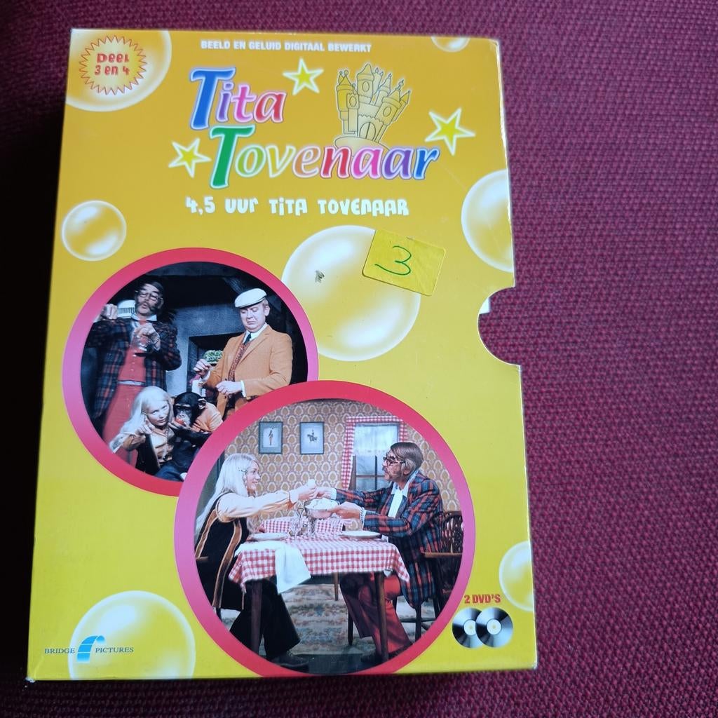 2 dvd Tita tovenaar deel 3 en 4, Cd's en Dvd's, Ophalen of Verzenden, Zo goed als nieuw