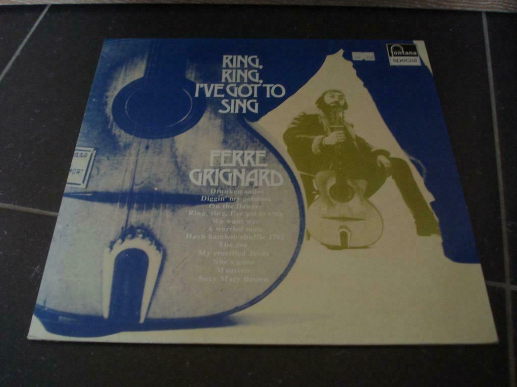 FERRE GRIGNARD - Ring, ring, I've got to sing, CD & DVD, Vinyles | Rock, Comme neuf, Enlèvement ou Envoi