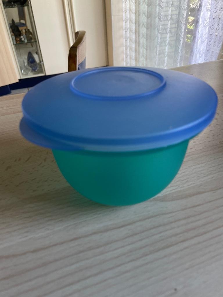 Bol+ couvercle Tupperware, Enlèvement ou Envoi, Utilisé, Bleu, Récipient ou Bol