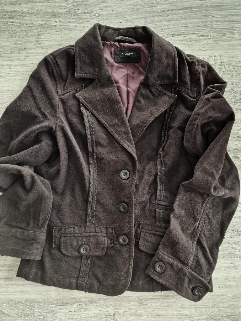 Blazer van Mer du Nord, Kleding | Dames, Maat 38/40 (M), Bruin, Ophalen of Verzenden, Gedragen