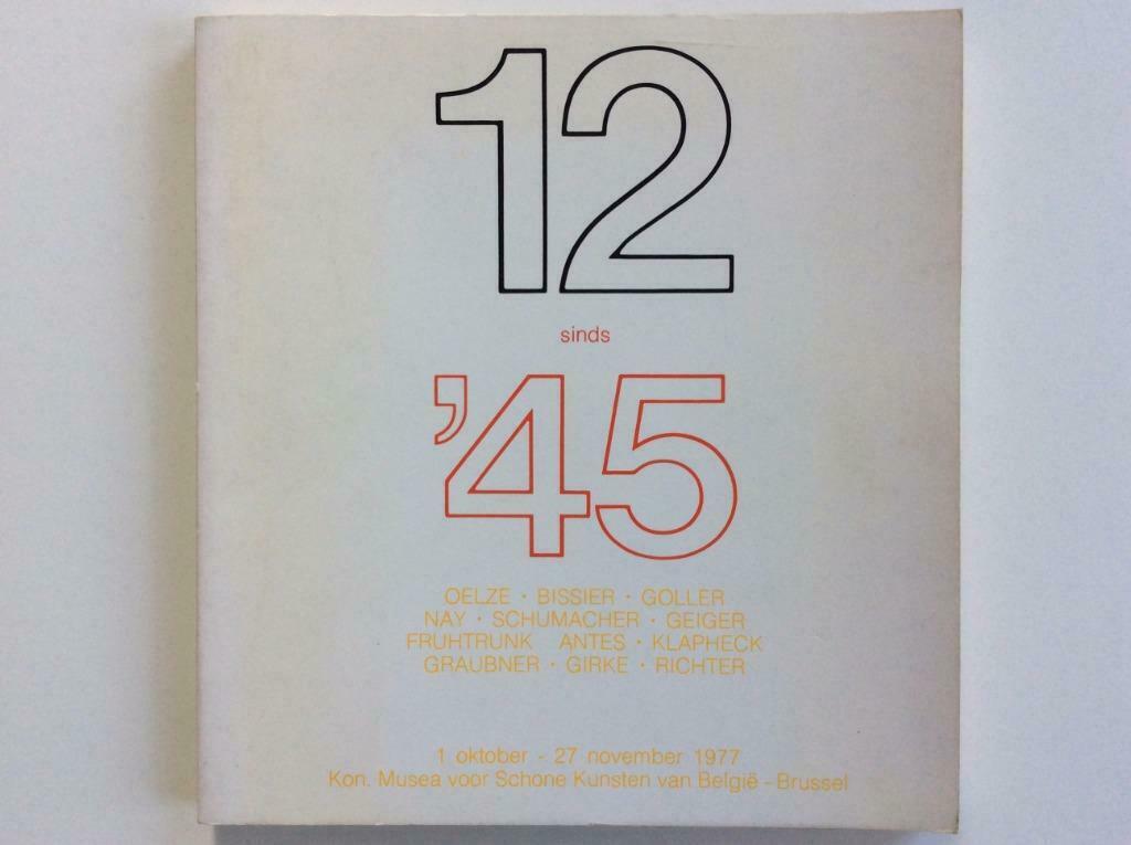 12 sinds '45 (Europalia 1977), Ophalen of Verzenden, Gelezen, Overige onderwerpen