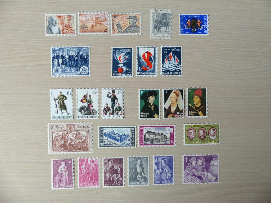 Postzegels België 1964, Postzegels en Munten, Ophalen of Verzenden, Postfris, Europa